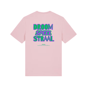 T-Shirt Droom, Speel, Straal Roze