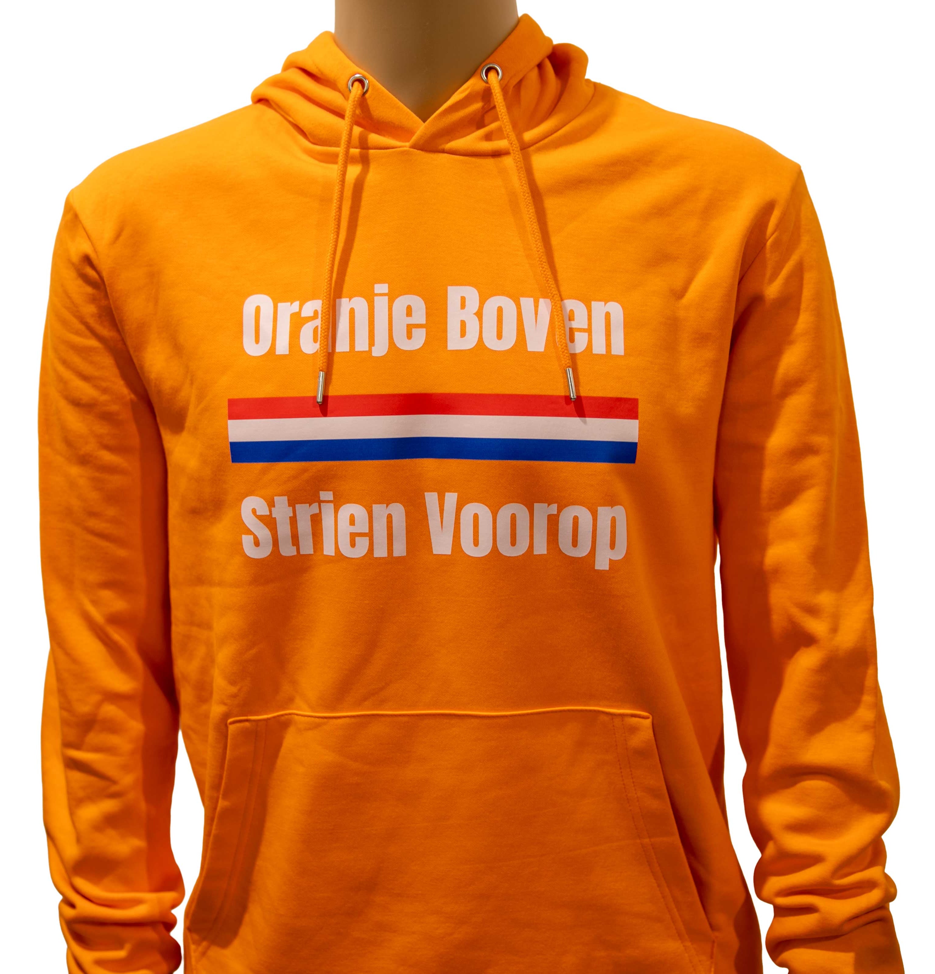 Hooded Sweater Oranje Boven - Strien Voorop