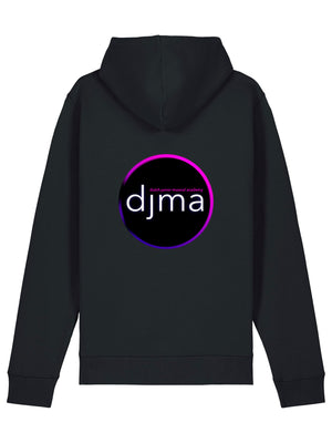 Hooded Sweater DJMA Logo's Zwart