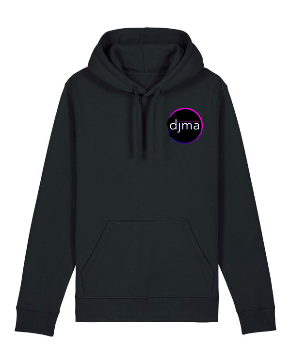 Hooded Sweater DJMA Logo's Zwart