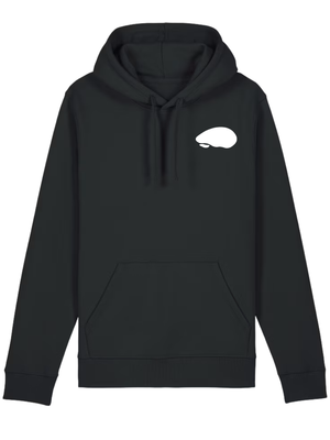 Hooded Sweater Blommechies & Errepels Zwart