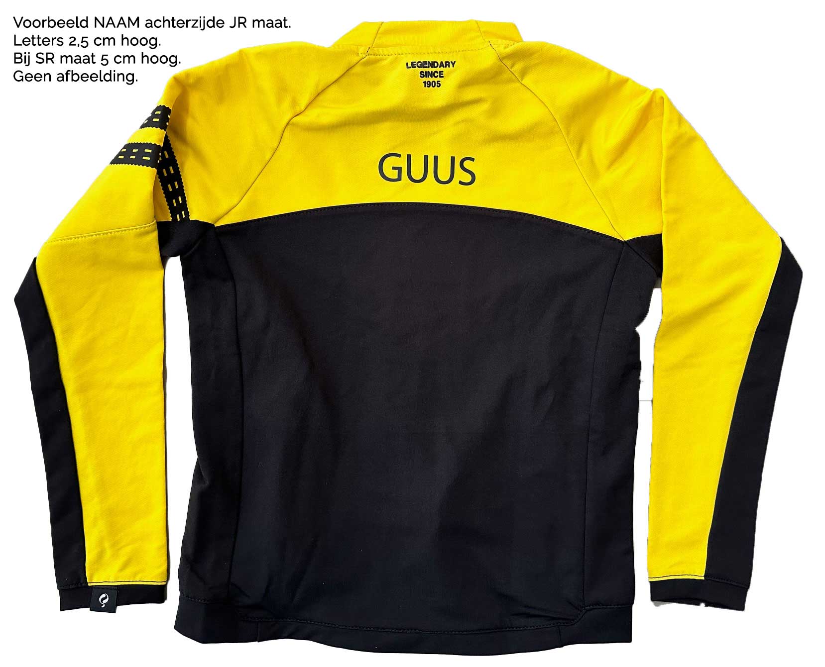 v.v. Strijen Training Jacket Geel