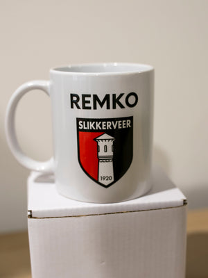 SV Slikkerveer Mok + eigen naam