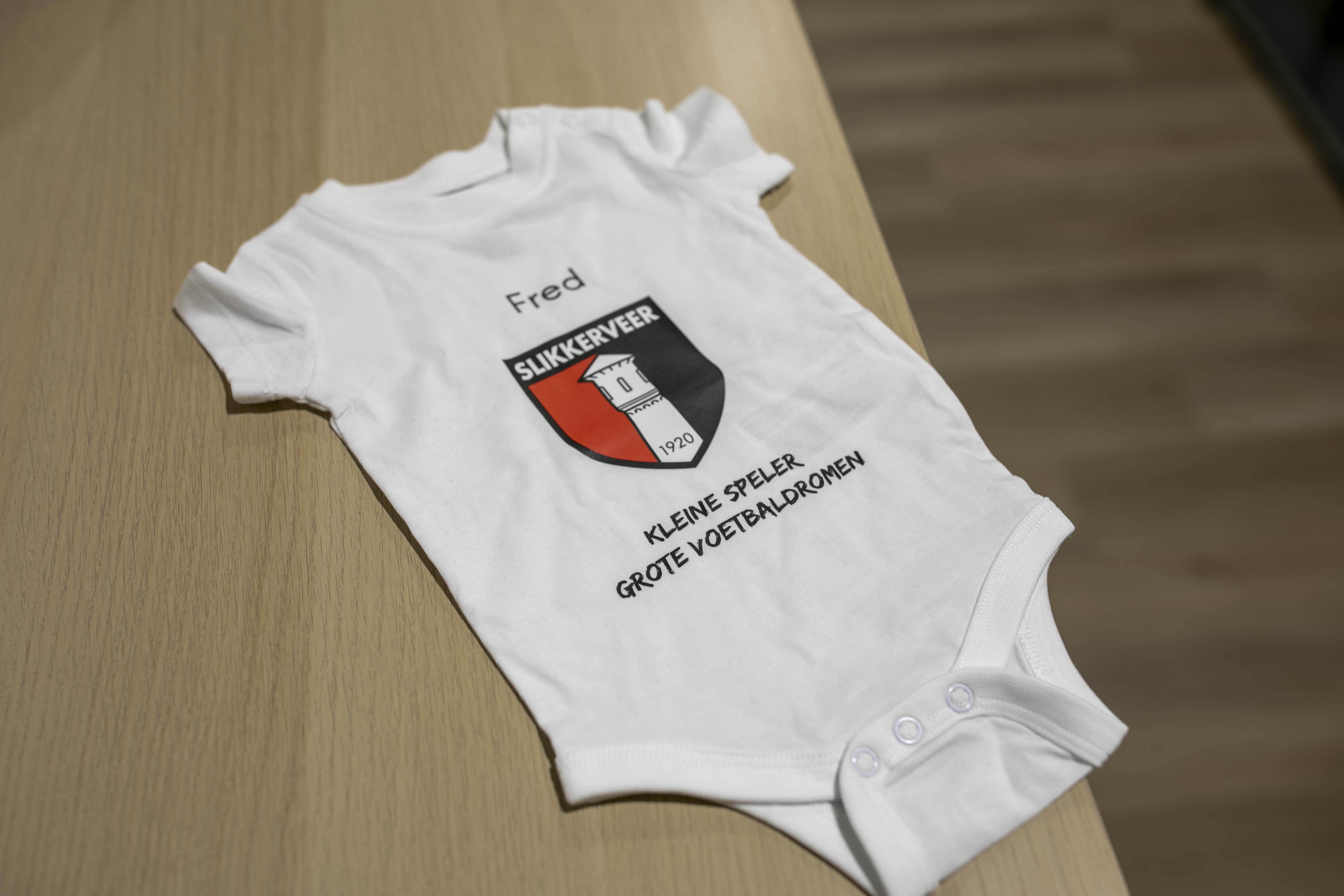 SV Slikkerveer Baby Rompertje + eigen naam