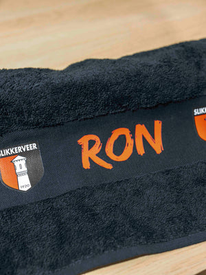 SV Slikkerveer Handdoek Zwart 70 x 140 cm
