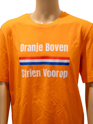 T-Shirt Oranje Boven - Strien Voorop