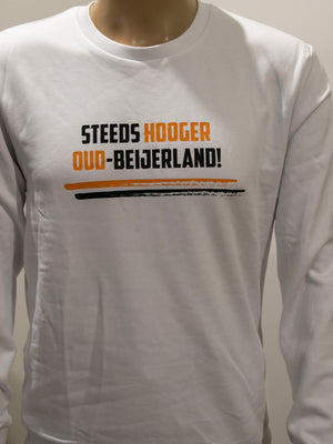 v.v. SHO Crewneck Sweater Steeds Hooger Oud-Beijerland Wit