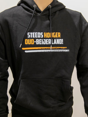 v.v. SHO Hooded Sweater Steeds Hooger Oud-Beijerland Zwart