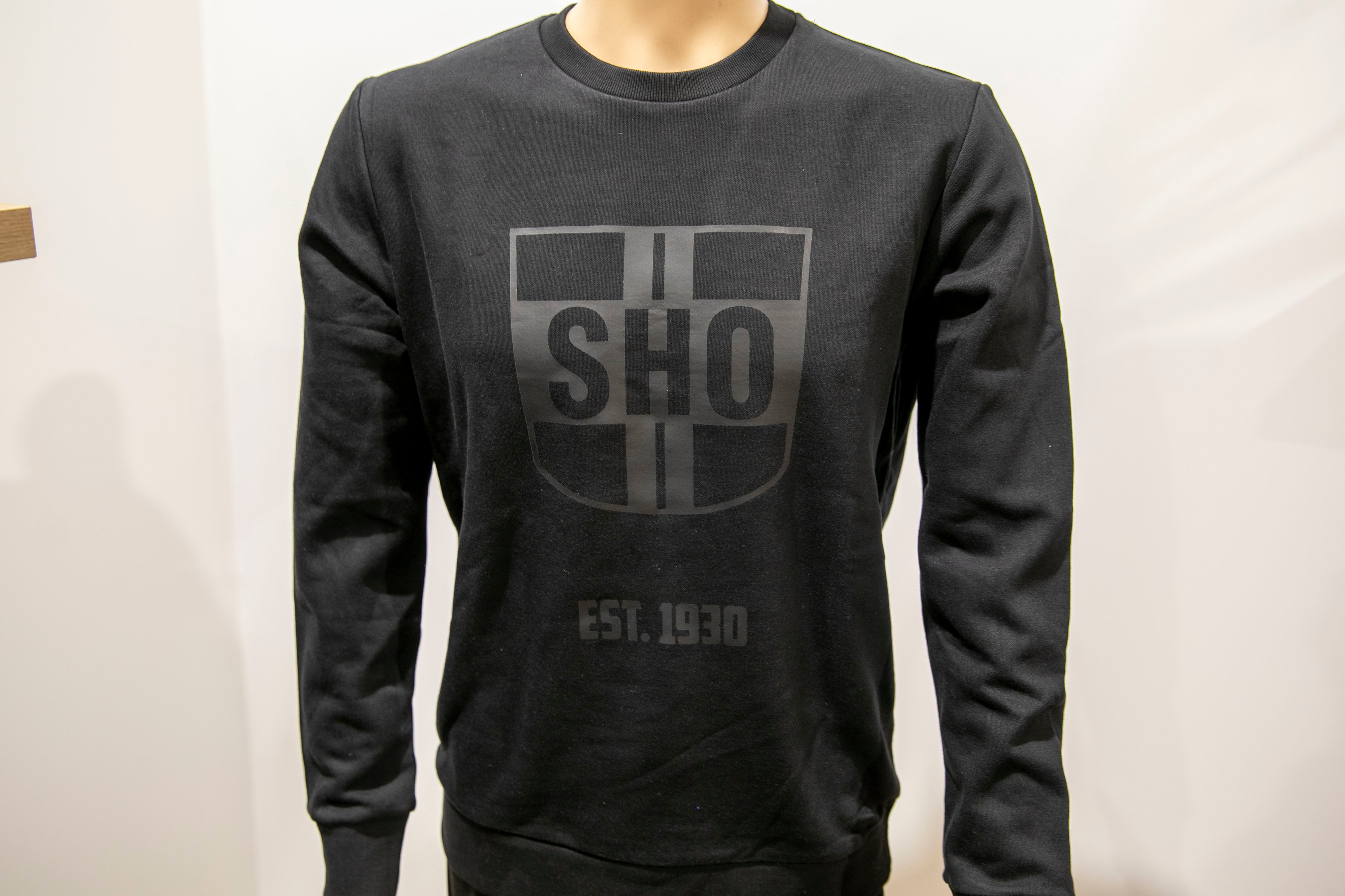 v.v. SHO Crewneck Sweater Casual Zwart