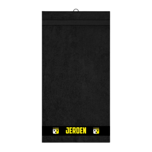 v.v. Strijen Handdoek Zwart 70 x 140 cm